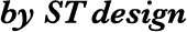 bySTdesignの文字